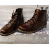 Trzewiki Męskie Skórzane Brąz 43