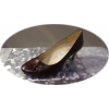 Eleganckie Czółenka Damskie Brązowe Obcas 6cm - Nr. 37