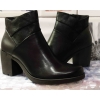 Eleganckie Botki Czarne - Obcas 7.5 cm - Rozmiar 41
