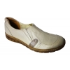 Buty Mokasyny Beżowe - Skóra Naturalna - Nr. 37
