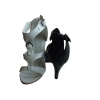 Czarne Sandały Gladiatorki 9cm, Rozmiar 38