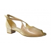 Eleganckie złote sandały obcas 6,5 cm nr. 37
