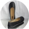 Buty skórzane damskie czarne 38