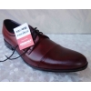 Eleganckie półbuty męskie Moskała - bordo