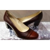 Eleganckie Czółenka Damskie Brąz 6 cm (Roz. 41)