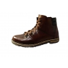 Męskie trzewiki skórzane brązowe 45