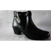 Eleganckie Botki Damskie Czarne Wysokość 5cm