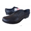 Eleganckie Skórzane Buty Męskie Tęgość H