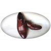 Męskie eleganckie półbuty bordo 41