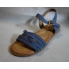 Mięciutkie Damskie Sandały Płaskie Niebieskie 38
