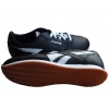 REEBOK Męskie Adidasy Czarne/Białe | 43-13 | Skóra Ekologiczna