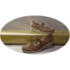 Eleganckie Mokasyny Damskie Brąz 6cm - Rozmiar 39