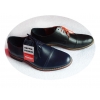 Eleganckie męskie buty skórzane, granat, roz. 43