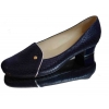 Eleganckie Czółenko Skórzane na Szeroką Stopę
