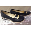 Buty Damskie Granatowe 36 cm+1 Żółte Pudełko