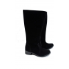 Eleganckie Zamszowe Kozaki - Sz. Cholewka 44 - 37