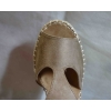 Espadryle Damskie: Brąz Tęgość G 36