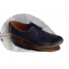 Buty Męskie Skórzane - Granat 44