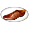 Eleganckie Półbuty Skóra Brąz 46