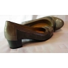 Eleganckie buty ze skóry - popiel, rozmiar 38