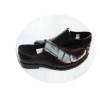 Skórzane Męskie Buty Tęgość H XX Czarny 39
