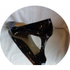 Buty Damskie na Szpilce Z Czarnym Lakierem - Rozmiar 44