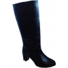 Kozaki Damskie CZARNE nr 37 - Szeroka Cholewka - 42 CM