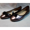 Eleganckie Baleriny Stalowe w Rozmiarze 41