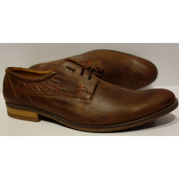 Brązowe półbuty męskie -40% OFF
