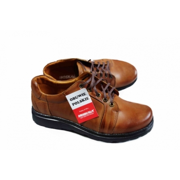 Sportowe buty męskie, szerokie w palcach (43) - beżowy