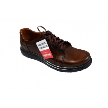 Buty Męskie Sportowe Brązowe 41
