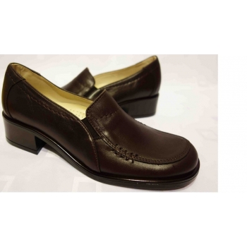 Buty Mokasyny Skórzane Damskie 37