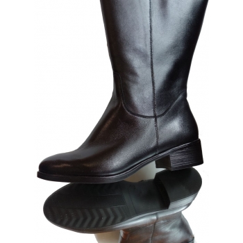 Kozaki Skóra Szeroka Cholewka 44 cm 37