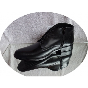 Eleganckie Skórzane Trzewiki Męskie