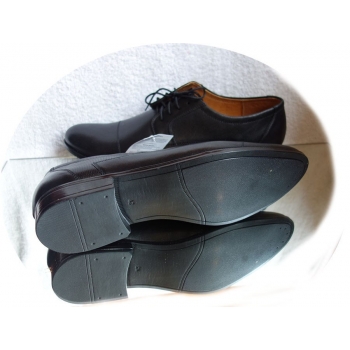 Buty Męskie Skórzane, Czarne, Rozmiar 45
