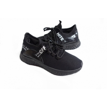 Buty Sportowe Czarne SIATKA 45