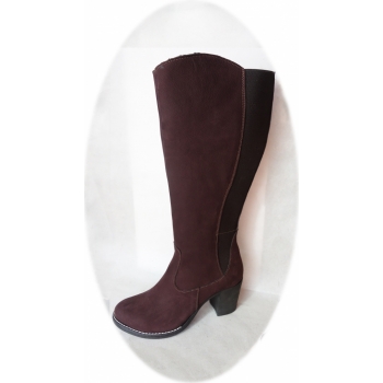 Eleganckie Kozaki Burgund Nr 40
