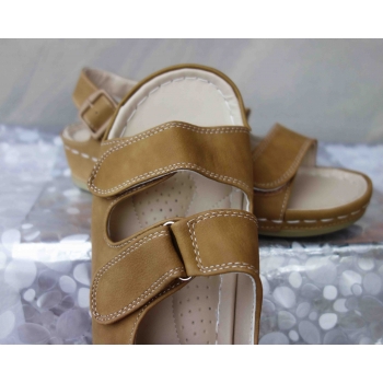 Sandały Damskie na Szeroką Stopę 42