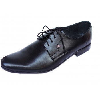 Eleganckie półbuty męskie, czarne (42)
