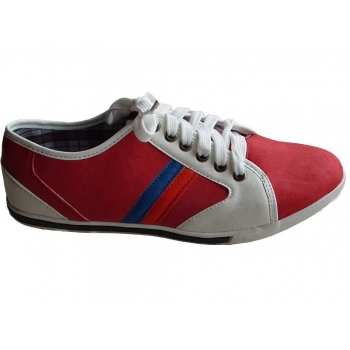 CZERWONE Młodzieżowe Półtrampki 42