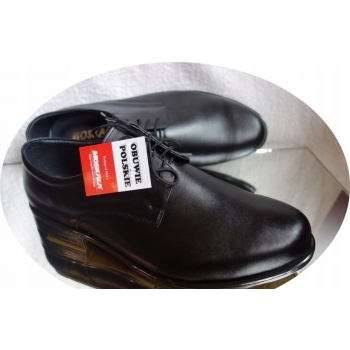 Buciki Eleganckie Męskie 45 Czarny