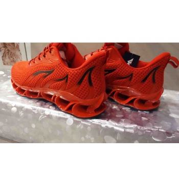 Buty sportowe czerwone, gruba podeszwa, SIATKI - NOWOŚĆ!