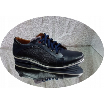 Eleganckie męskie buty skórzane - rozmiar 42