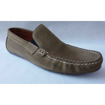 Eleganckie Mokasyny Khaki 41