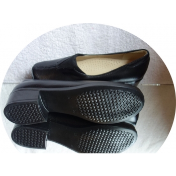 Eleganckie Mokasyny Damskie - Czarne 36
