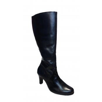 Kozaki Damskie z Naturalnej Skóry | Obwód 36 cm | Rozmiar 39
