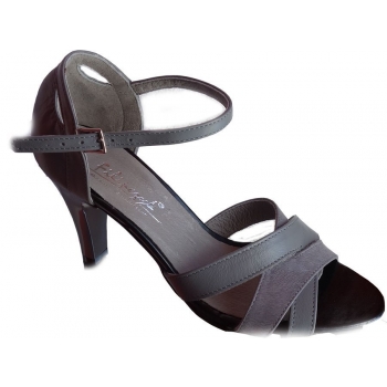 Eleganckie skórzane sandały na szpilce 38