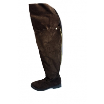 Muszkietórki brązowe zamszowe Wkładka 31 cm