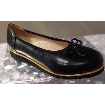Eleganckie Skórzane Baleriny H 38