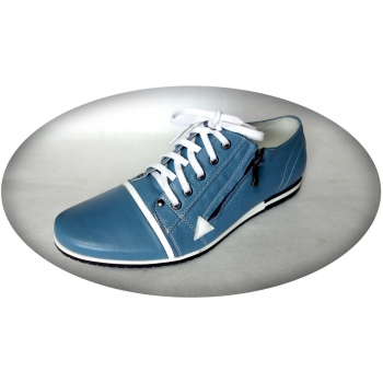 Eleganckie męskie buty sportowe niebieskie 41